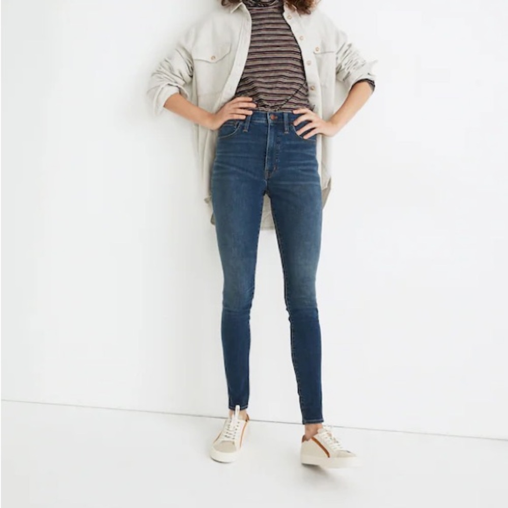 MADEWELL high rise roadtripper jeans size 28